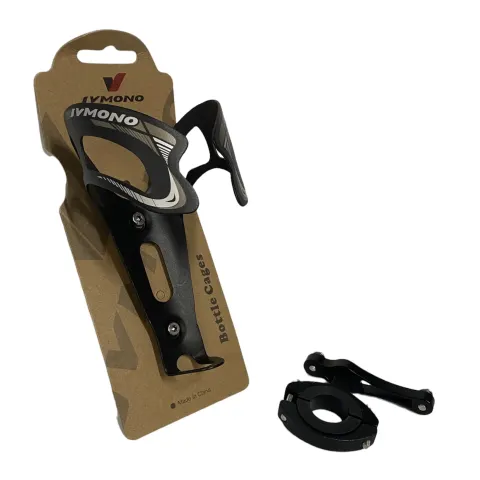 20 x IVMONO Bicycle Lightweight Aluminum Water Bottle Cage (Black/Silver)