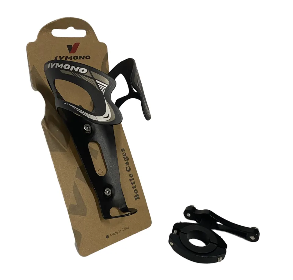 20 x IVMONO Bicycle Lightweight Aluminum Water Bottle Cage (Black/Silver)
