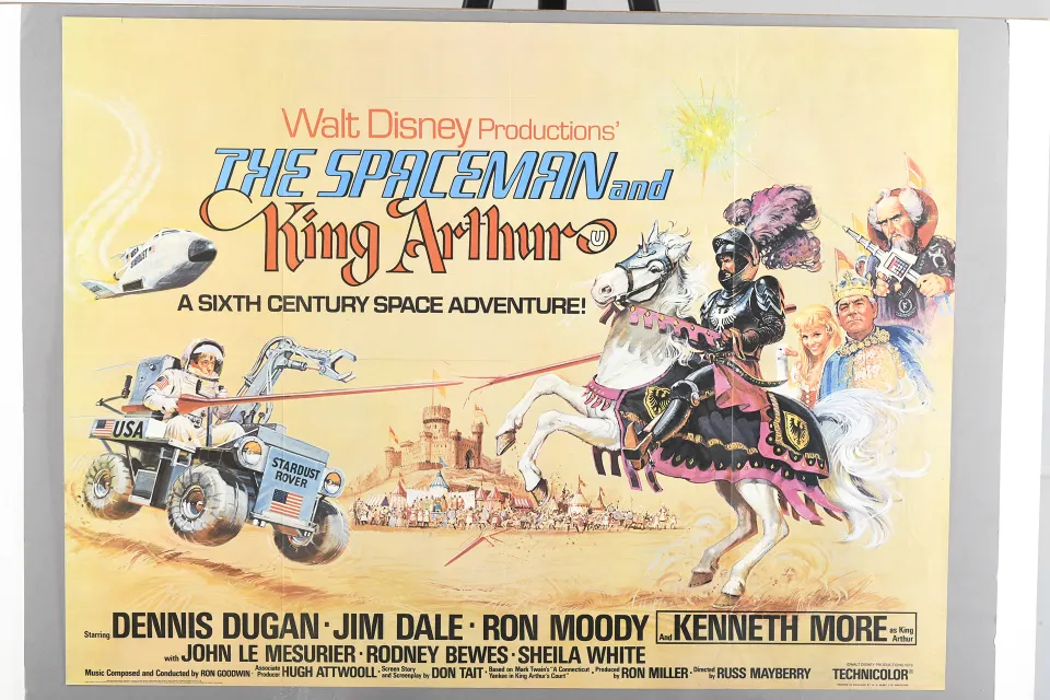Original "The Spaceman and King Arthur" Cinema Poster