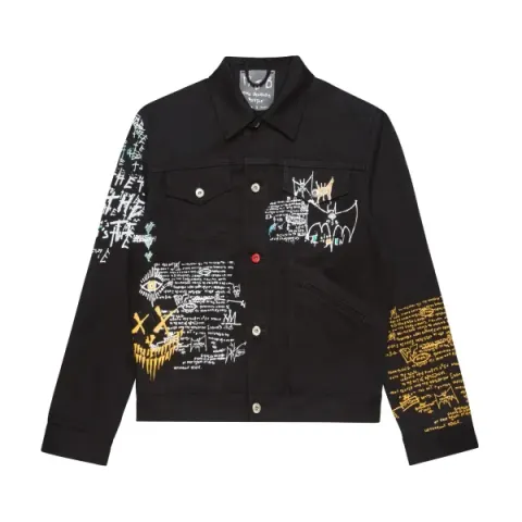 MJB Marc Jaques Burton Street Art Denim Pax Jacket, Online Price £580, Size XL (52).