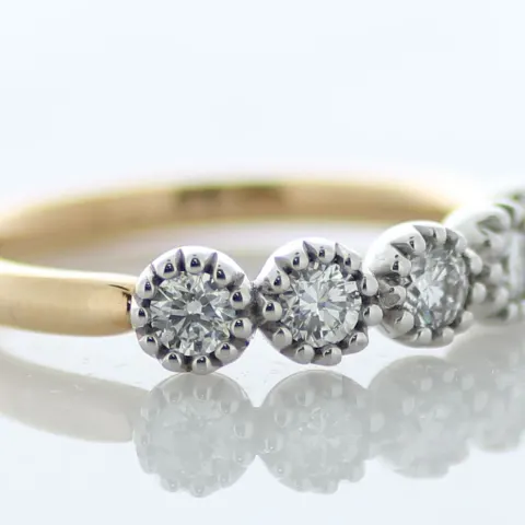 18ct Yellow Gold Five Stone Diamond Ring 0.50 Carats