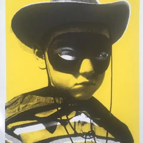 Paul Insect (B 1971) Big Head, Signed Limited Edition Screen Print, Published By Pictures On Walls