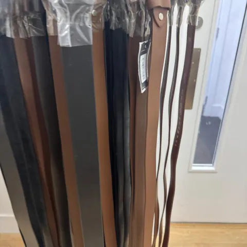 'Tanners' Men's Genuine Leather Belts -  Various Sizes - Various Colours - Various Styles