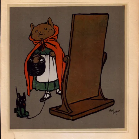 Cecil Aldin Merry Party Rare Antique Book Plate “Red Riding Fox”.