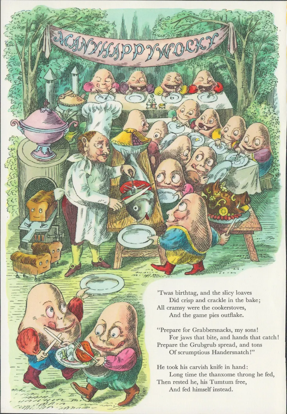 Double Sided Guinness Illustration Page 1959 Alice In Wonderland 4A Genuine Double Sided