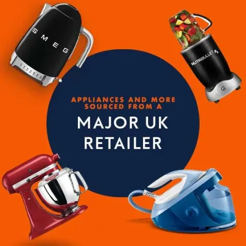 No Reserve - Graded White Goods and Furniture - Washing Machines, Fridges, Dishwashers, Cooker Hoods, Treadmills, Furniture, sourced from a Major UK retailer