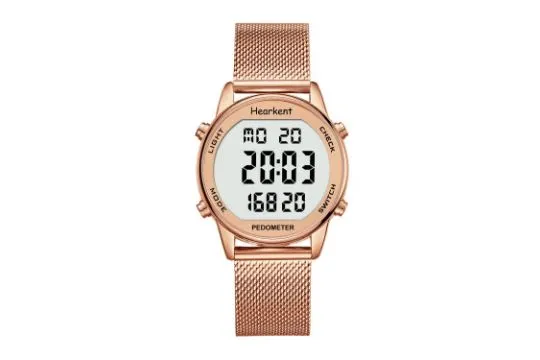 Pedometer Watch Bronze Strap RRP £36.99 L10a