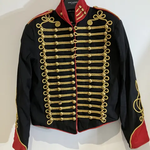 Black military jacket