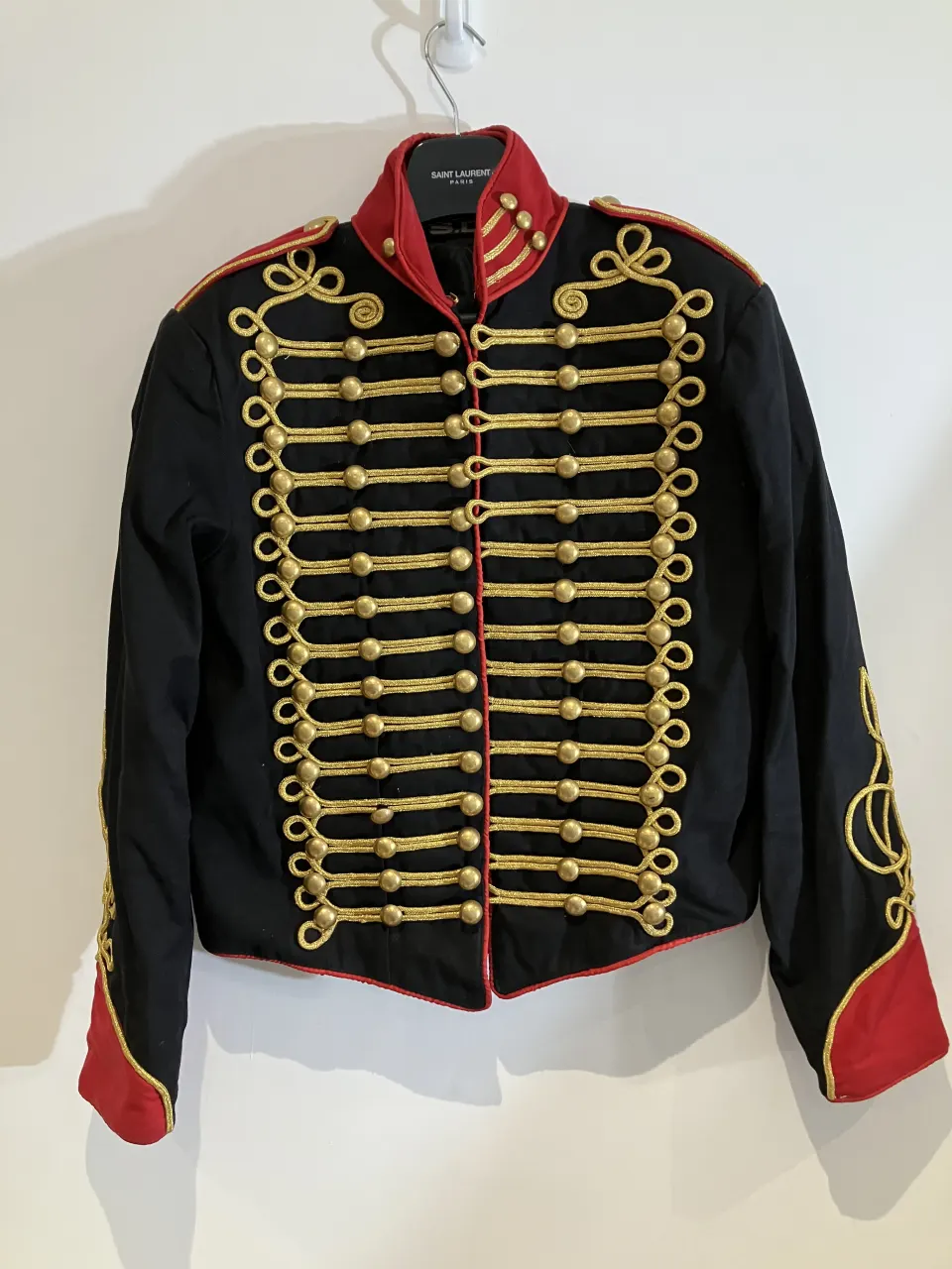 Black military jacket