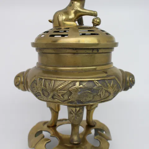 Antique Chinese Incense Burner with Seal Mark