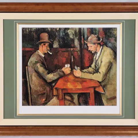 Limited Edition "The Card Players" by Paul Cezanne