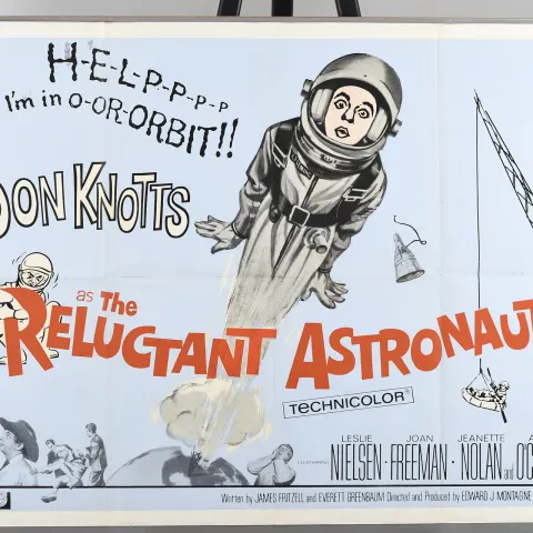Original "The Reluctant Astronaut" Film Poster