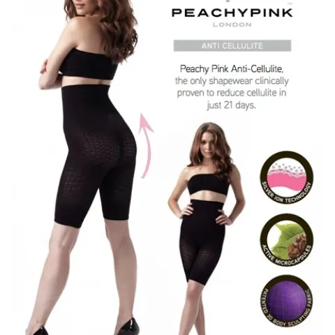 5 x Peachy Pink Anti-Cellulite Slimming Pants L10