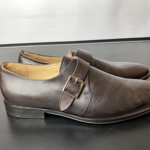 Pierre Cardin Brown Leather Shoes - 42 / UK 8
