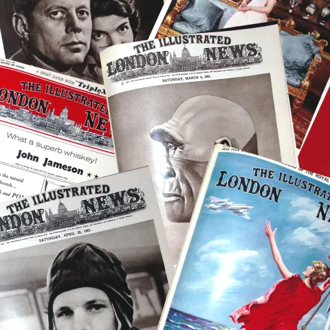 Illustrated London News Removeable Issues 1961 Jan-May Official Folder.