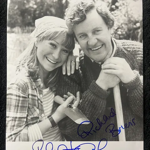 Richard Briers & Felicity Kendle Signed