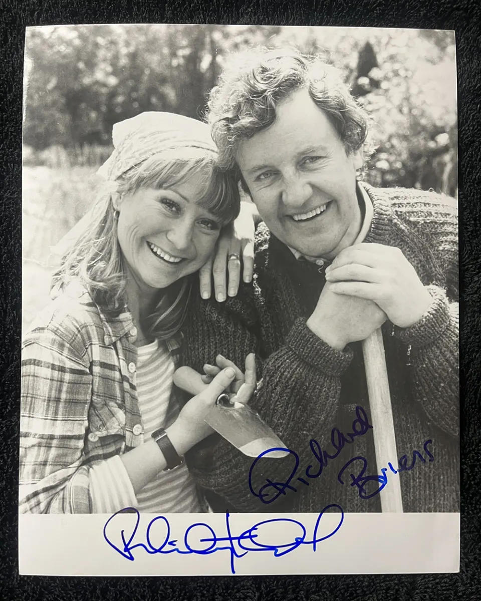 Richard Briers & Felicity Kendle Signed