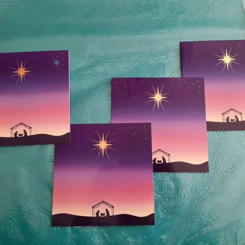 Christmas cards - 24 packs RRP £96.  8 cards in each pack