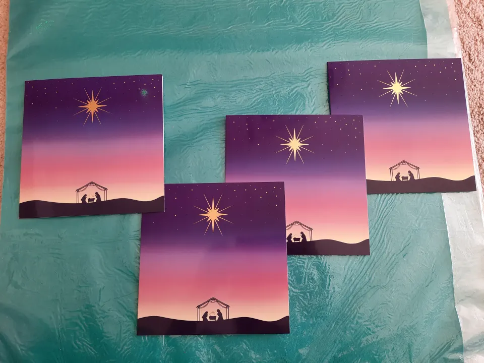 Christmas cards - 24 packs RRP £96.  8 cards in each pack