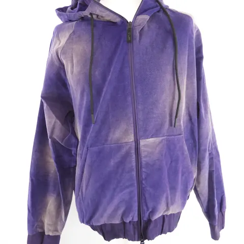MJB Marc Jaques Burton Velvet Zip Hoodie, Size M - Sold Out