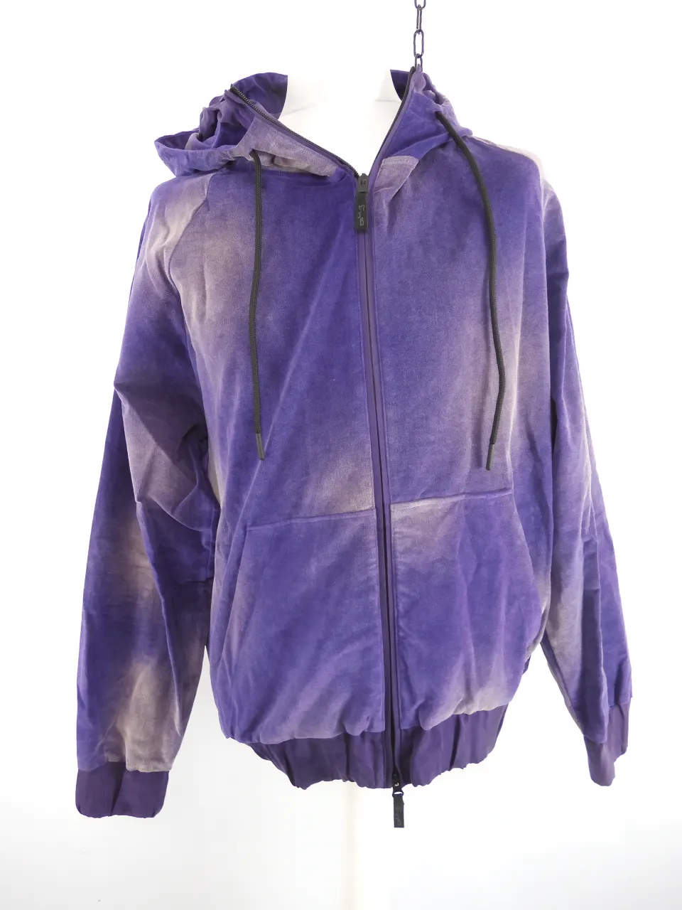 MJB Marc Jaques Burton Velvet Zip Hoodie, Size M - Sold Out
