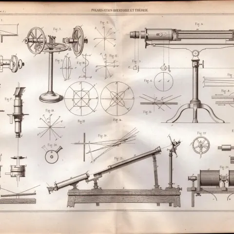 Experimental Physics Optics Meteorology Instruments Etc Antique Diagram-19.