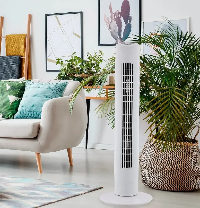 (103/Mez) Lot RRP £90. 3x Arlec 31” White Tower Fan With Timer RRP £30 Each.