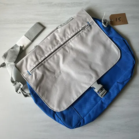 Blue and Grey Laptop Bag