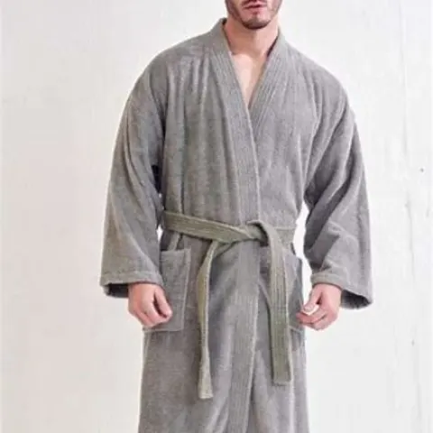 Brand New Light Grey Luxury Robe Size S/M