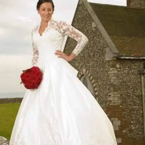 Catherine wedding dress replica size 12 approx