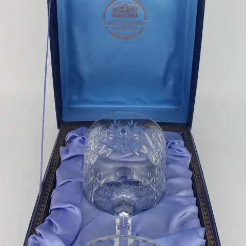 Vintage Thomas Webb Crystal Cut Glass Goblet