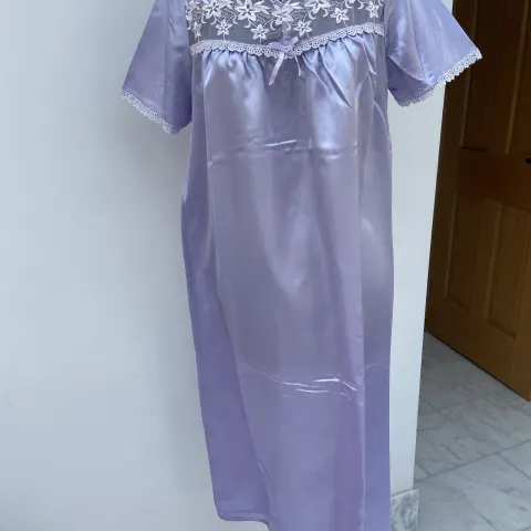 5 House of Bath New Lilac Nightdresses With Lace Detail Size 8-10