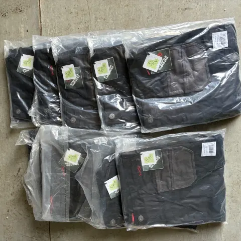 10 Pairs Blackrock Grampian Stain Resistant Work Trousers. Knee Pad Pockets. Size 40L