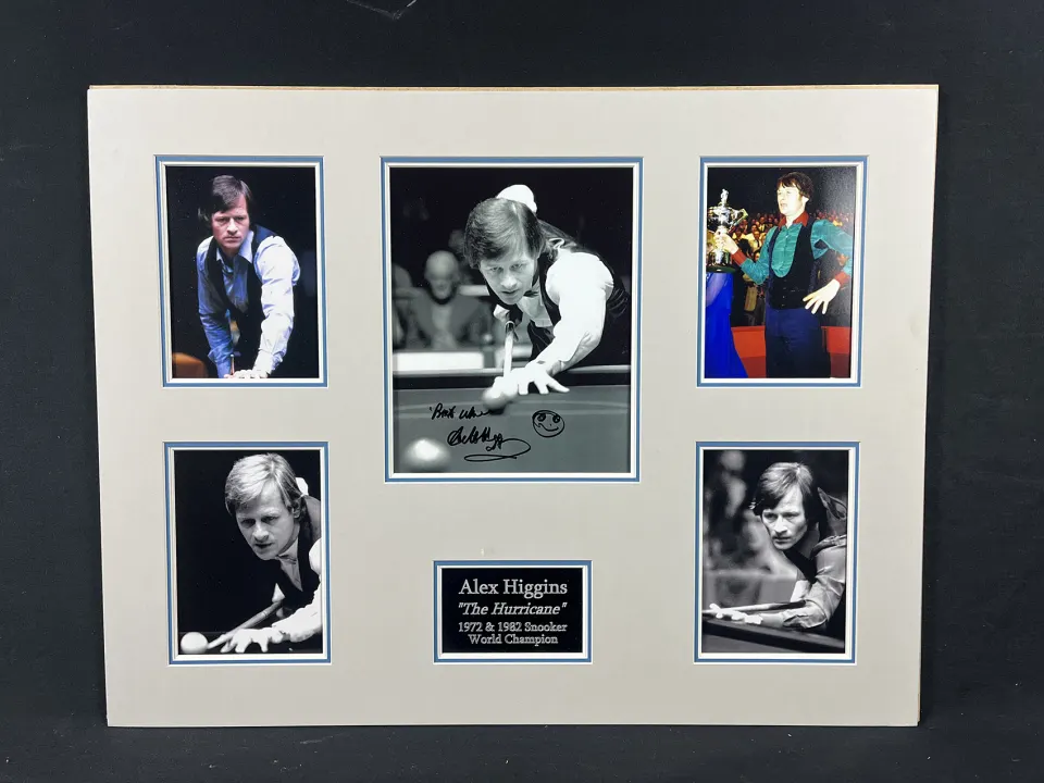 Alec Higgins Signed Display