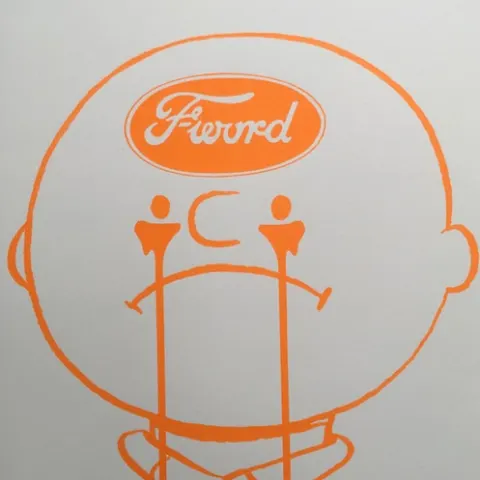 PURE EVIL (English 1968) Rare ‘Charlie Brown Fword’ (juxtaposition of the Ford car company logo)