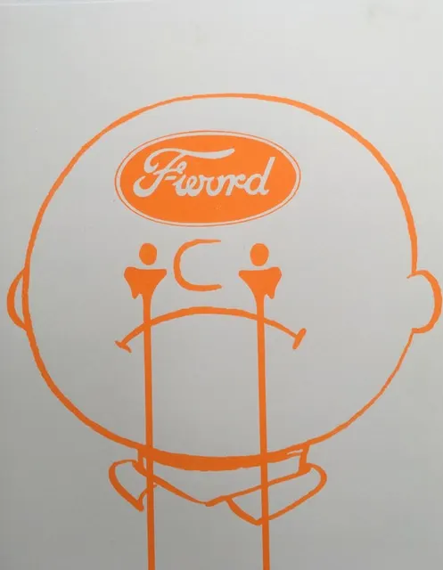 PURE EVIL (English 1968) Rare ‘Charlie Brown Fword’ (juxtaposition of the Ford car company logo)