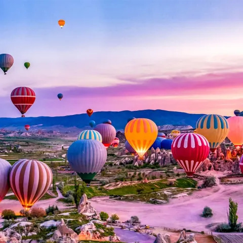 5 x Hot Air Balloon Jigsaw Puzzles