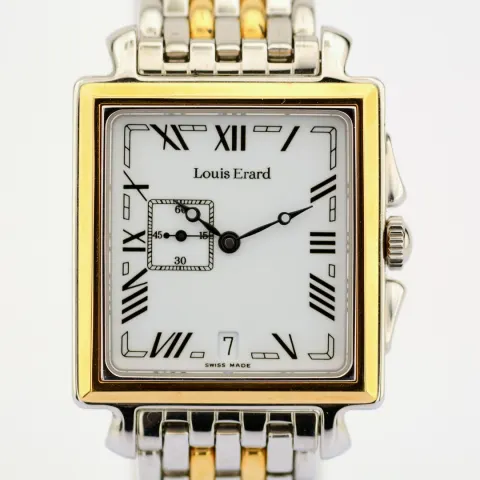 Louis Erard/Automatic Date - Gentlemen's Steel Wristwatch