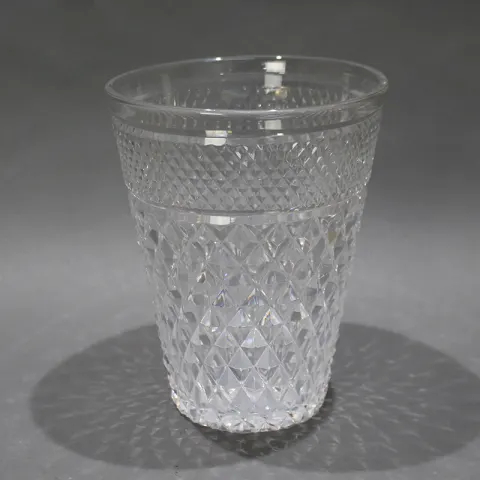 Vintage Cut Glass Crystal Vase Champagne Bucket