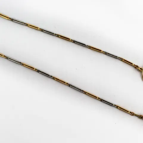 Fine 18ct Gold & Platinum Albert Watch Chain