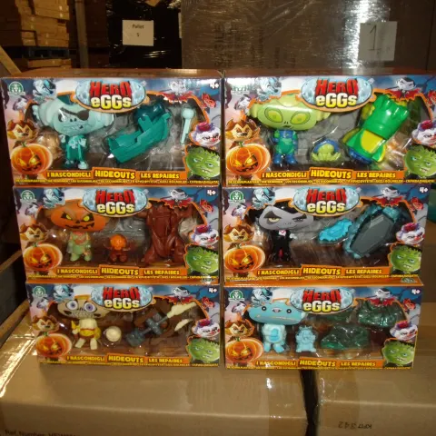 50pcs Assorted EggHEdz / Maga Hedz Toy characters