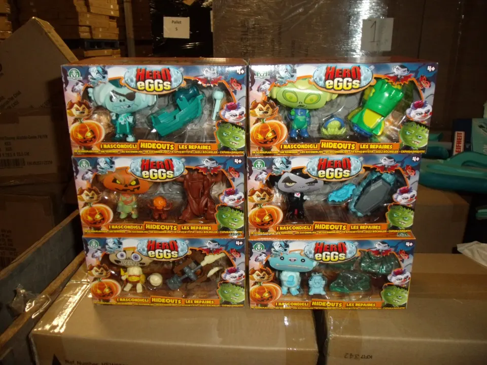50pcs Assorted EggHEdz / Maga Hedz Toy characters