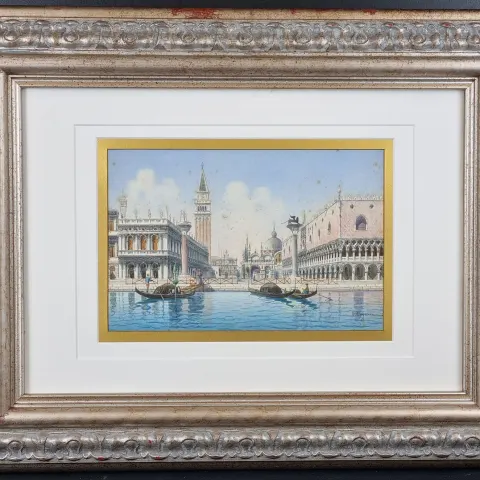 Umberto Ongania (Italian 1867-1942) Original Watercolour