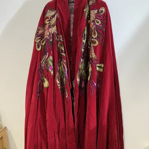 Red sequin cloak, worn by Vanessa Hudgens