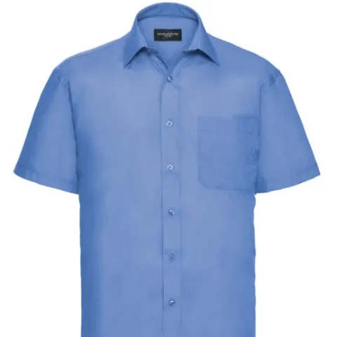10 x Women's Short Sleeve Classic Polycotton Poplin Shirt RRP 17.55ea
