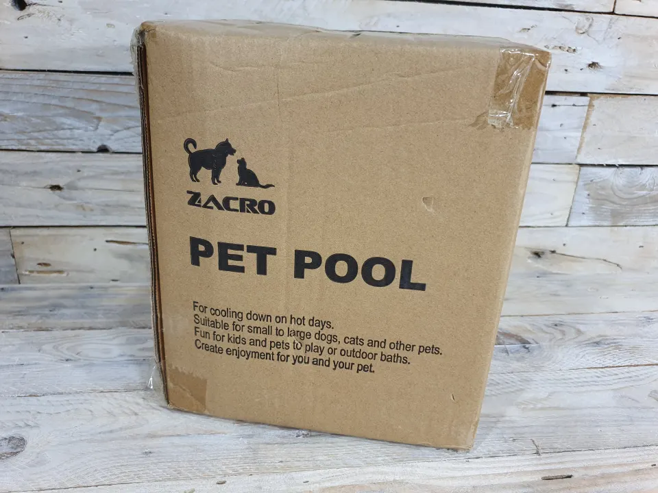 Zacro Foldable Pet Pool 80cm x 20cm Rrp £28
