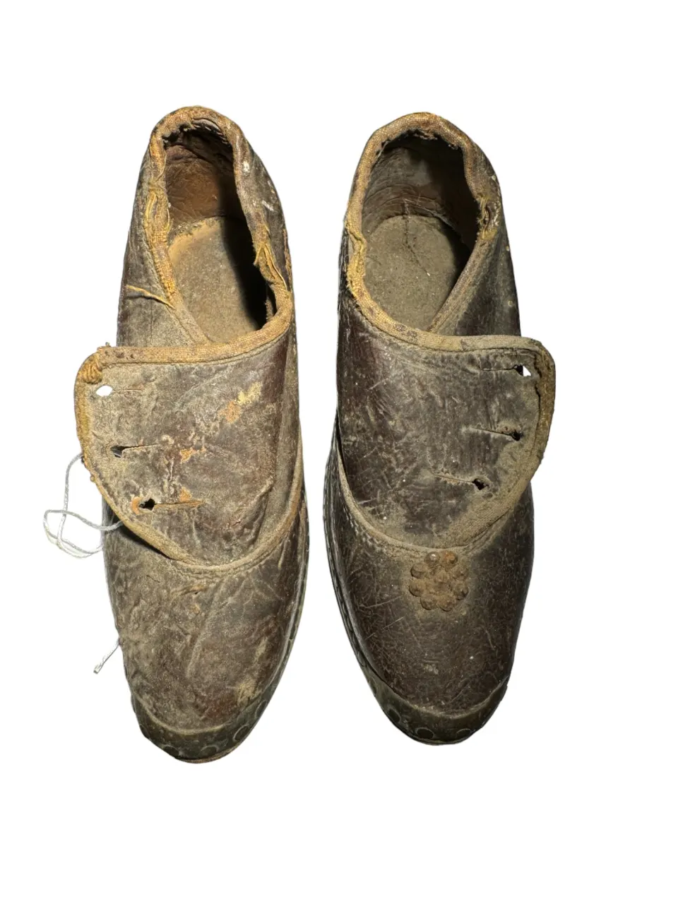 19th century Victorian leather shoes