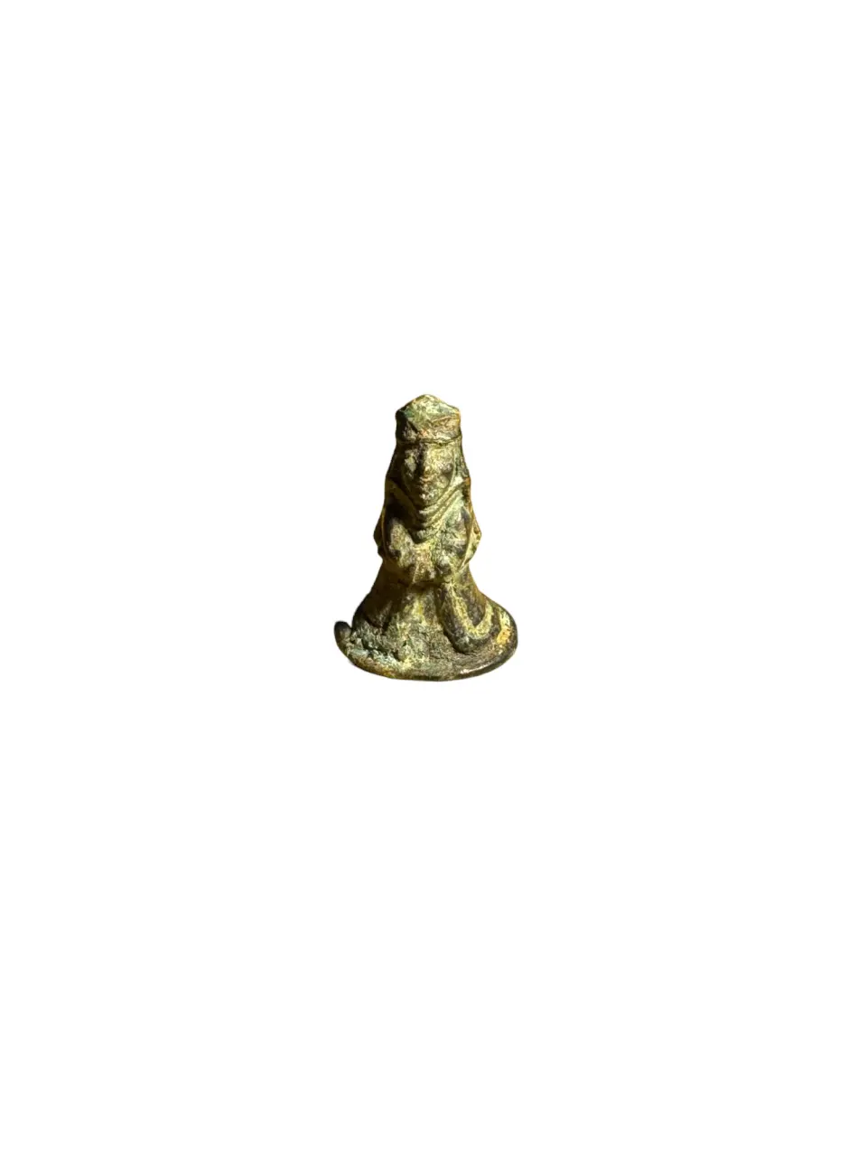Antiquities: 17th-18th century bronze Queen chess piece (£6 UK post)