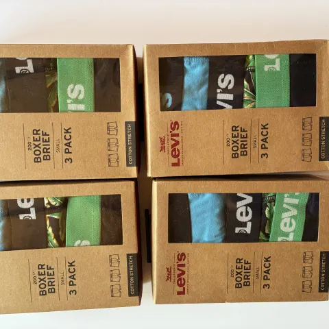 4 x 3 Pack Levis Boxers Multi Colours