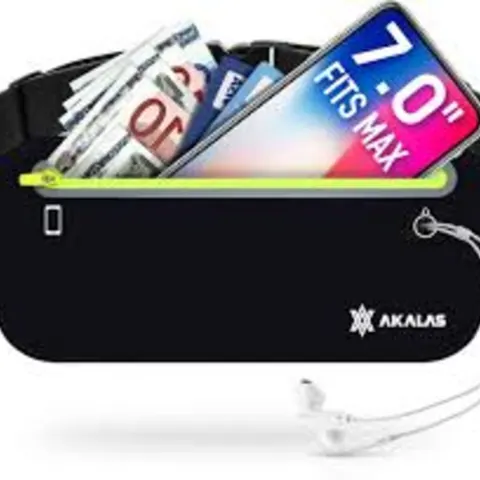 10 x Akalas Ultra Slim Running Belt Waist Pack